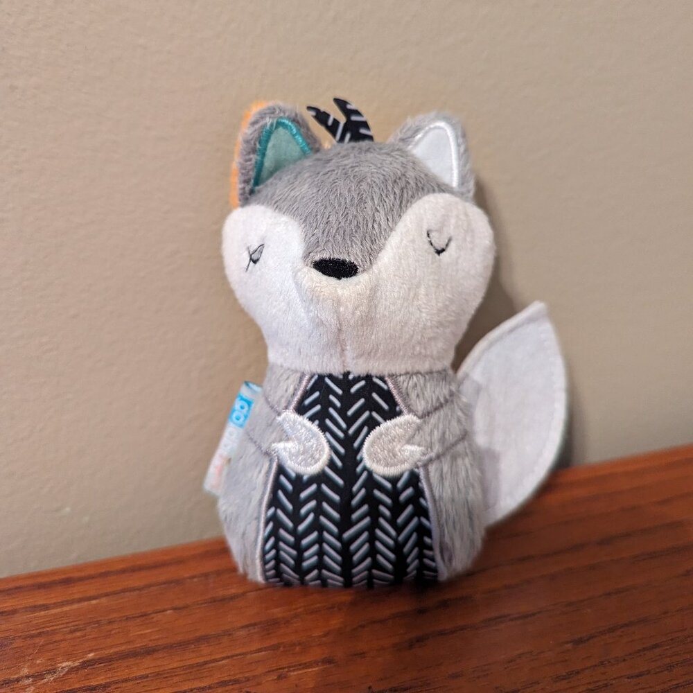 On the Goldbug Flip a Pal Plush Fox Baby Toy Activity 2 in 1 Sensory Sound